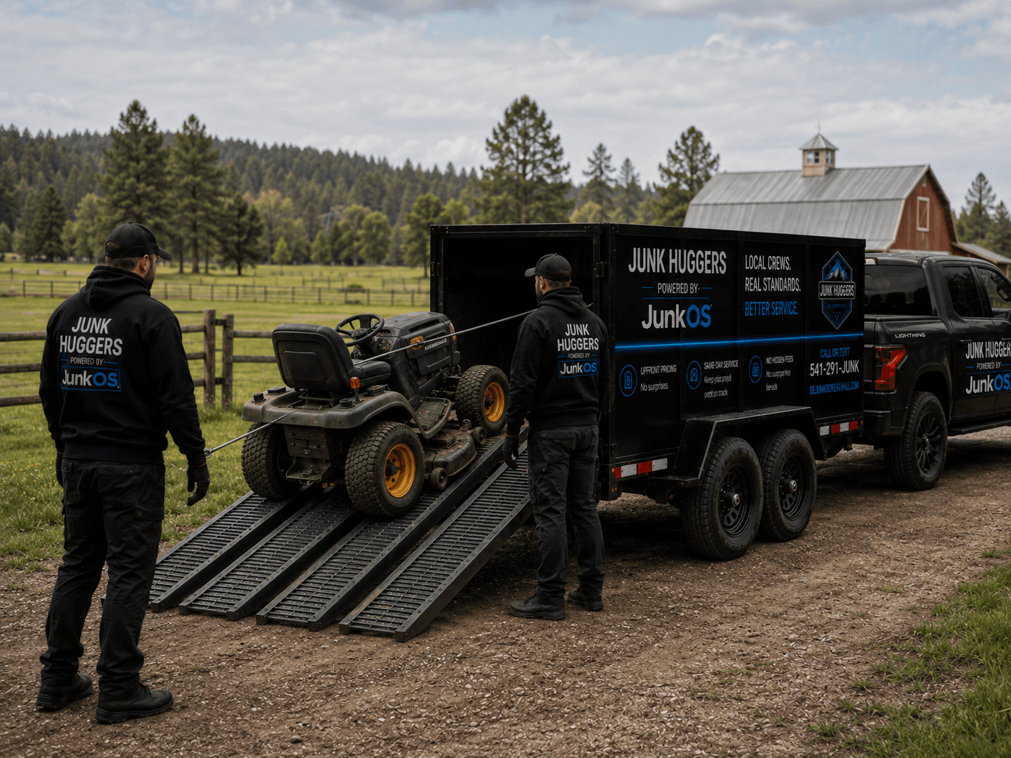 Riding Lawnmower & Tractor Removal
